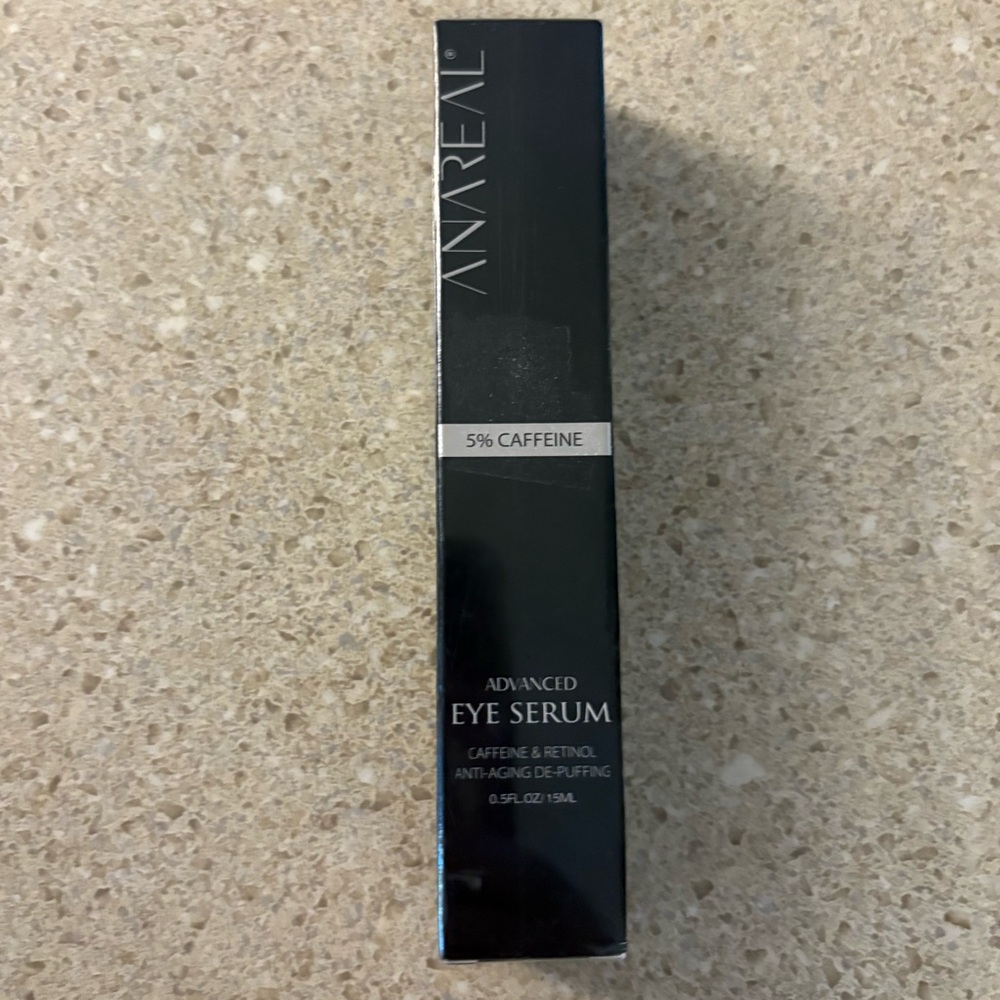 ANAREAL Advanced Eye Serum Caffeine & Retinol Anti-Aging De-Puffing NWT Sealed